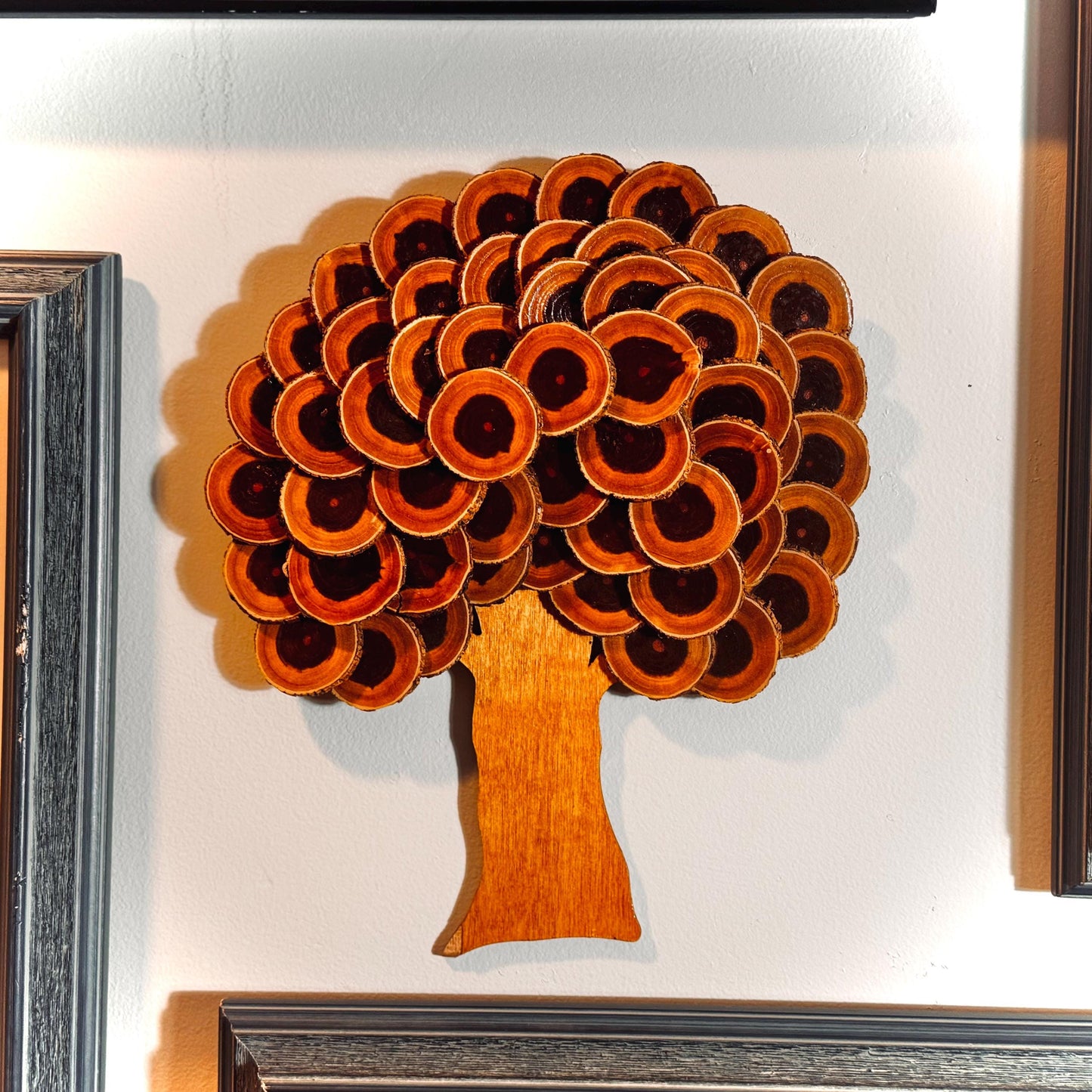 Rustic Handmade Wood Slice Tree | Natural Wood Wall Art | Eco-Friendly Home Decor