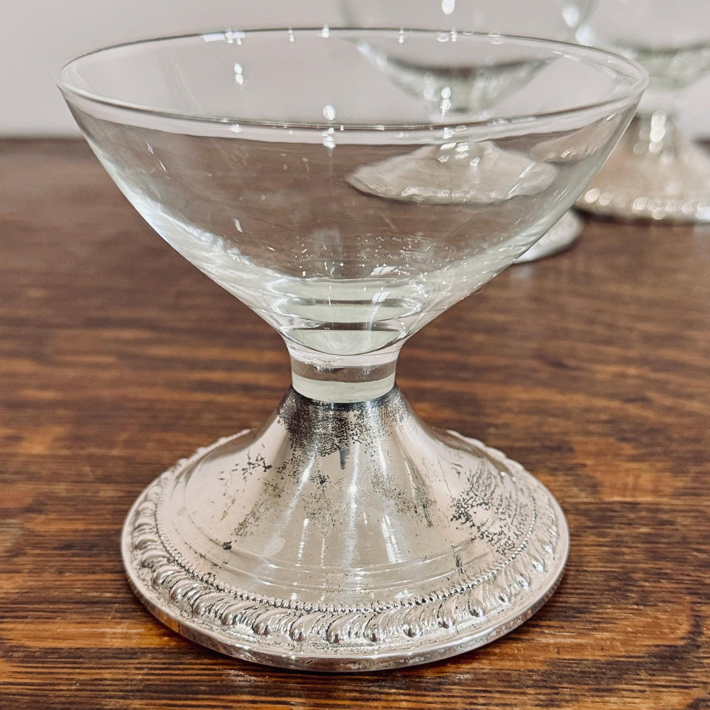 Vintage Duchin Creation Sterling Silver Dessert Coupes – Mid Century Barware, Set of 4