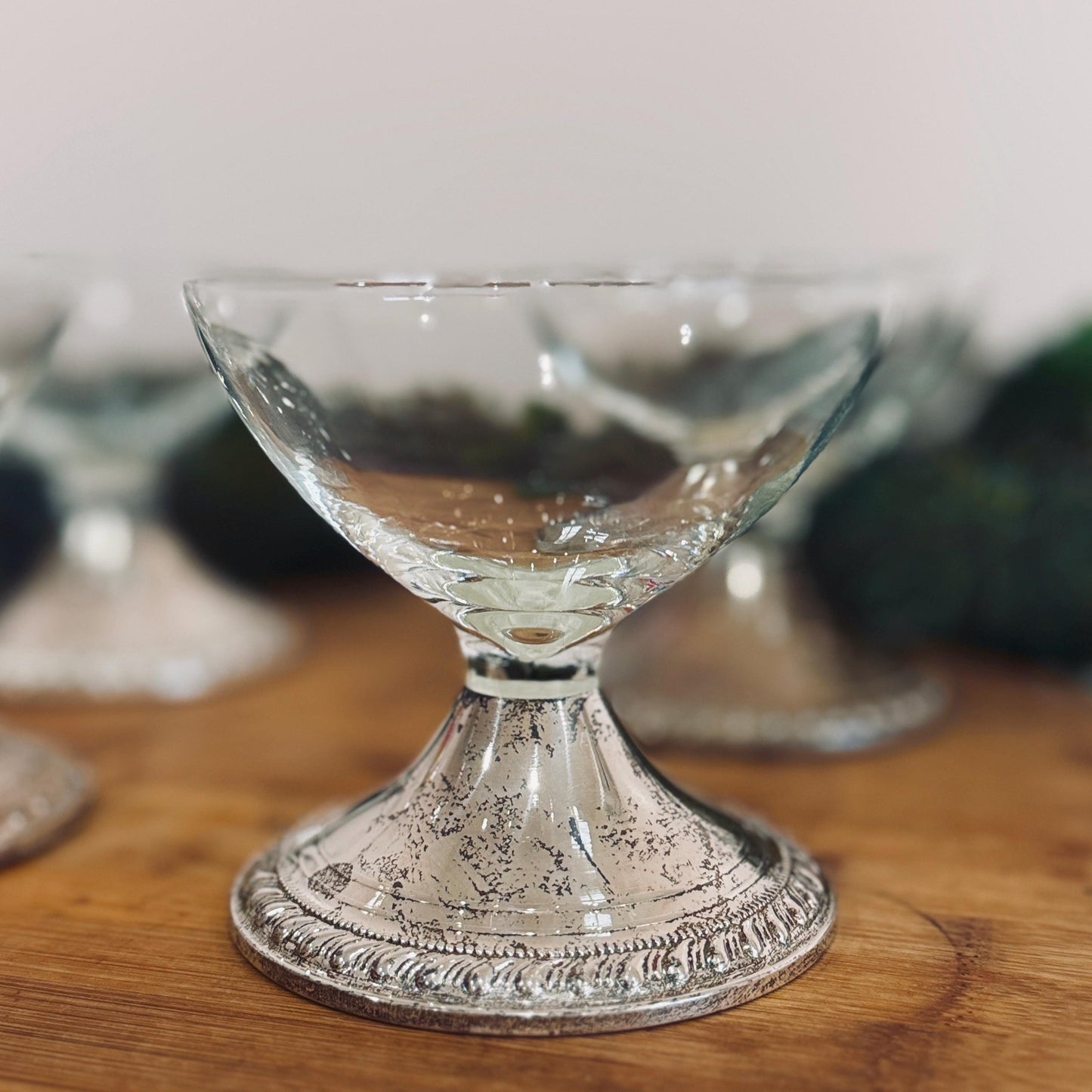 Vintage Duchin Creation Sterling Silver Dessert Coupes – Mid Century Barware, Set of 4