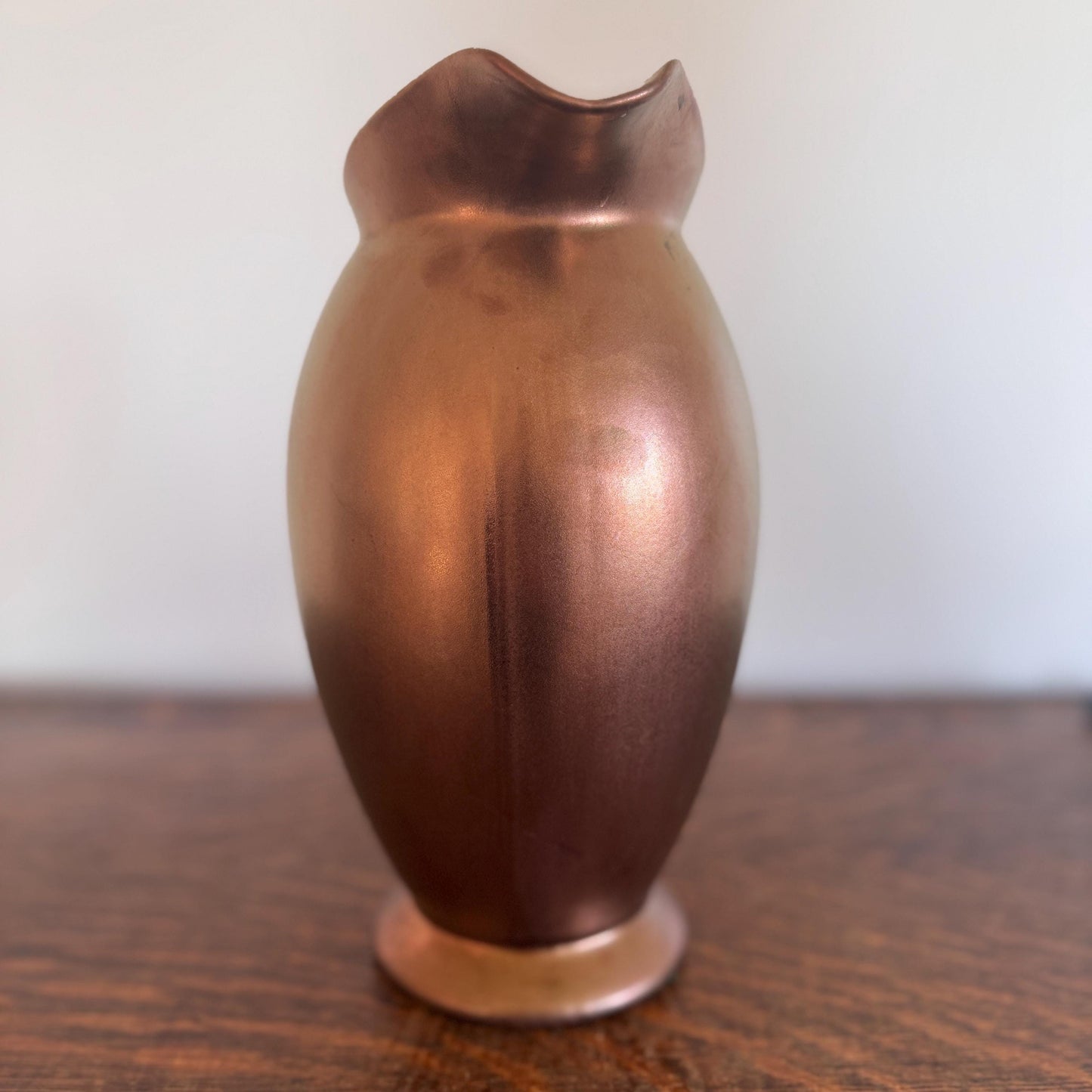 Vintage Haeger Copper Glaze Pitcher – Mid-Century Modern Pottery Vase