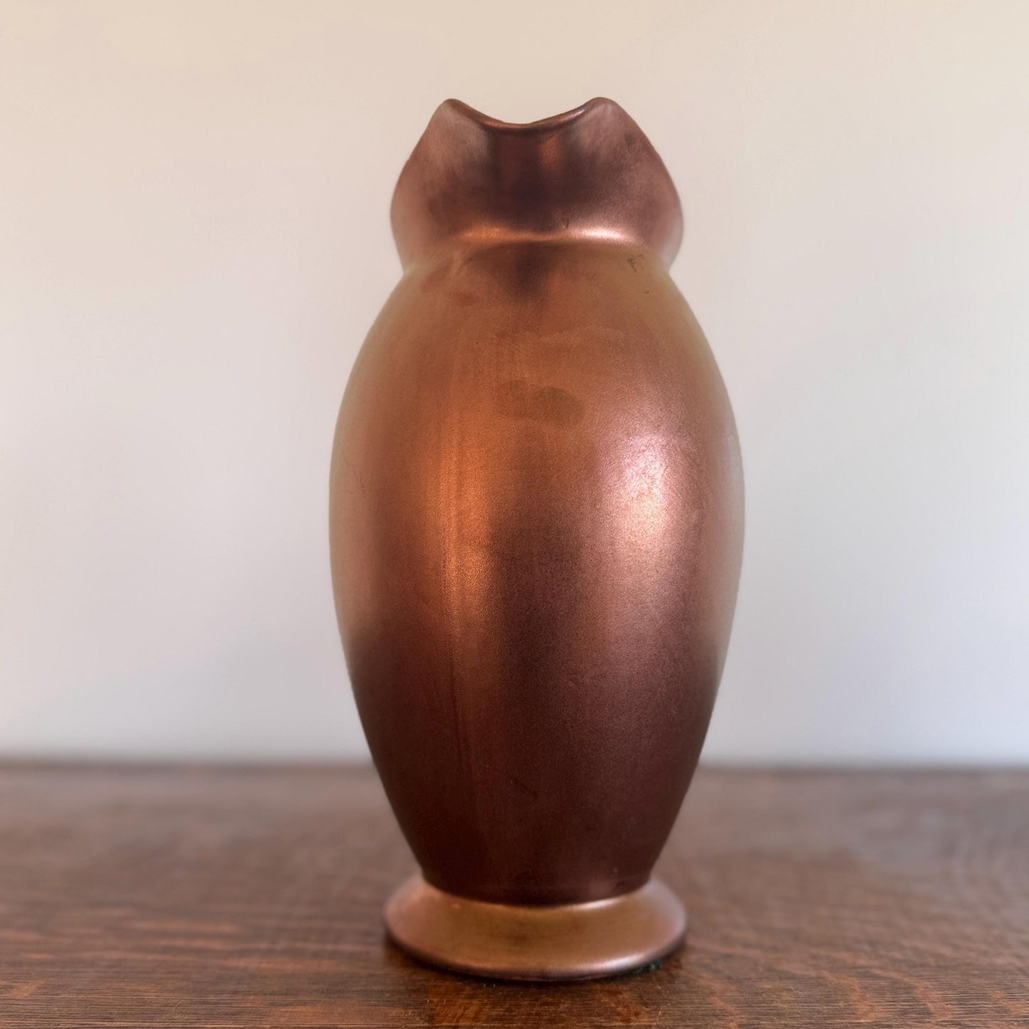 Vintage Haeger Copper Glaze Pitcher – Mid-Century Modern Pottery Vase