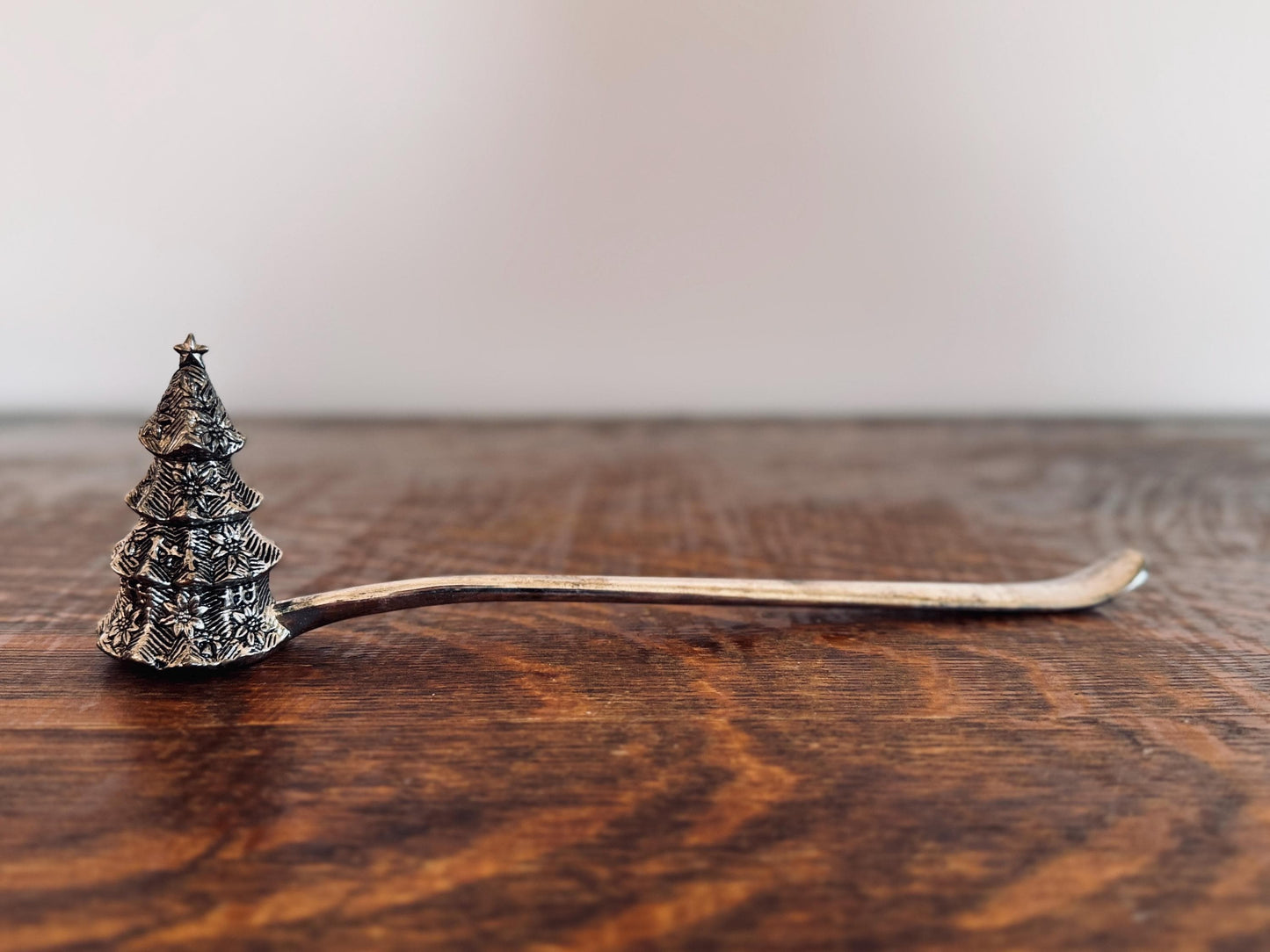 Vintage Godinger Christmas Tree Candle Snuffer – Silverplate Holiday Candle Extinguisher