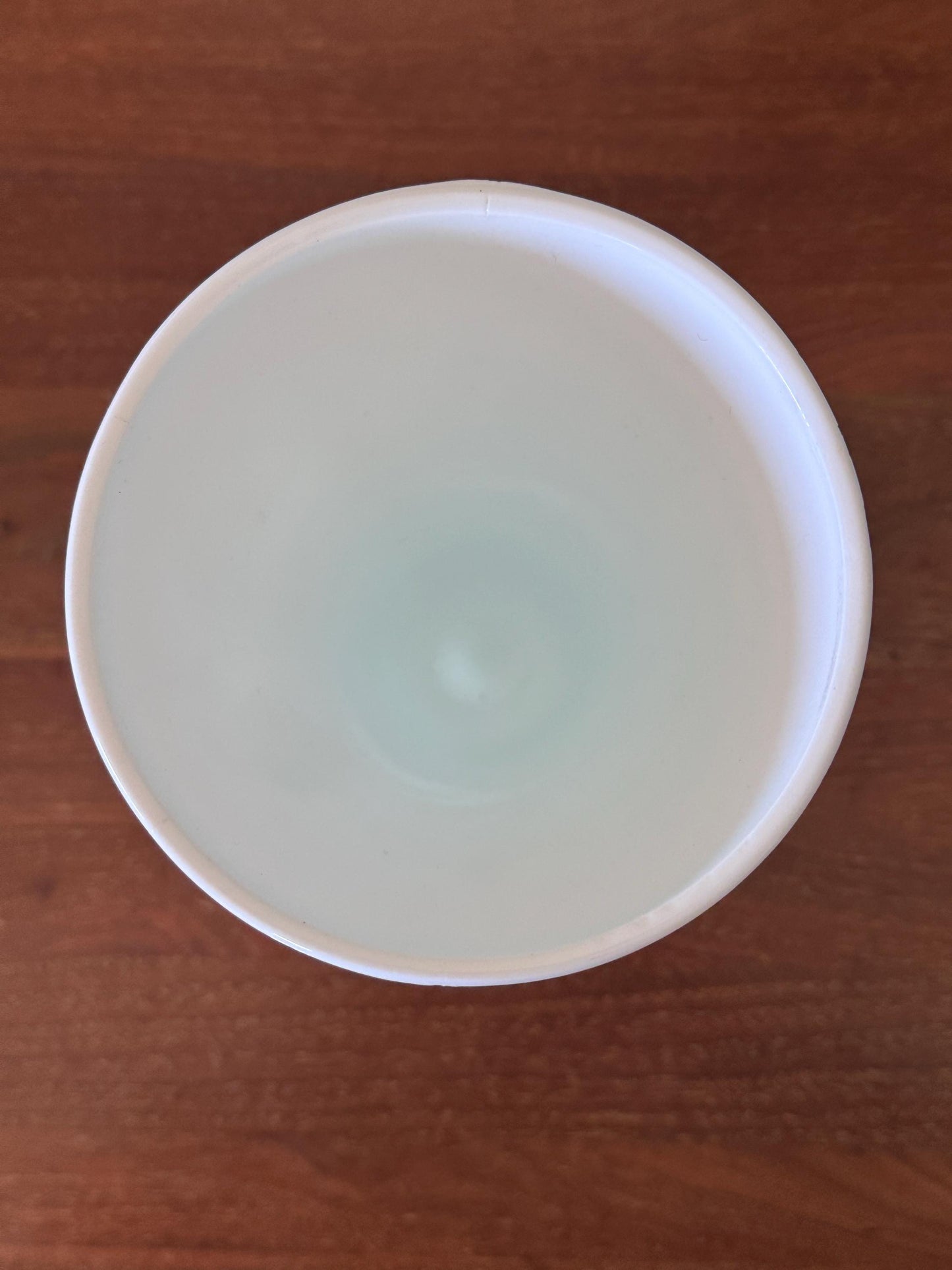 Vintage Milk Glass Grapevine Pedestal Vase – 10” Tall